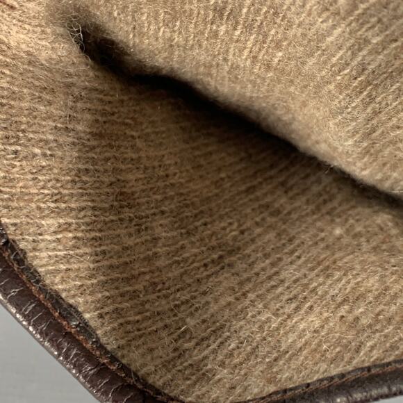 BILL AMBERG Dark Brown Leather Gloves - Picture 4 of 4